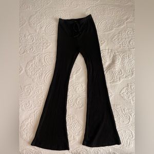 SHEIN rib-knit flare pants